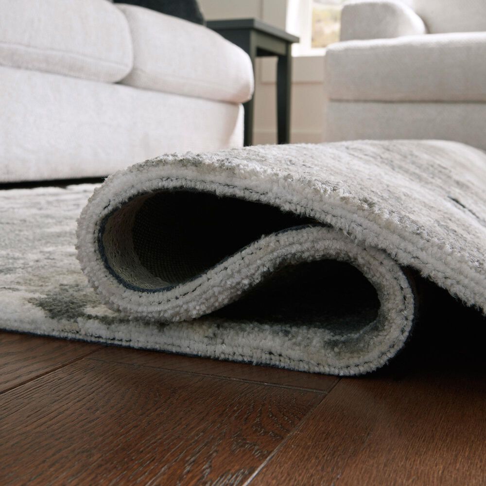 Ashley Aworley 5&#39; x 7&#39; Gray and White Area Rug, , large