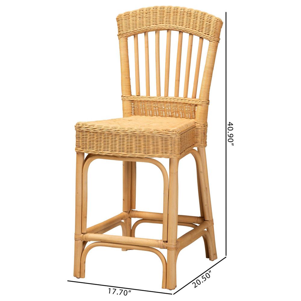 Baxton Studio Barito Counter Stool in Natural, , large