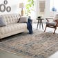 Surya Mirabel MBE-2302 5" x 7"5" Navy, Denim, Cream, Brown, Saffron, Taupe and Gray Area Rug, , large