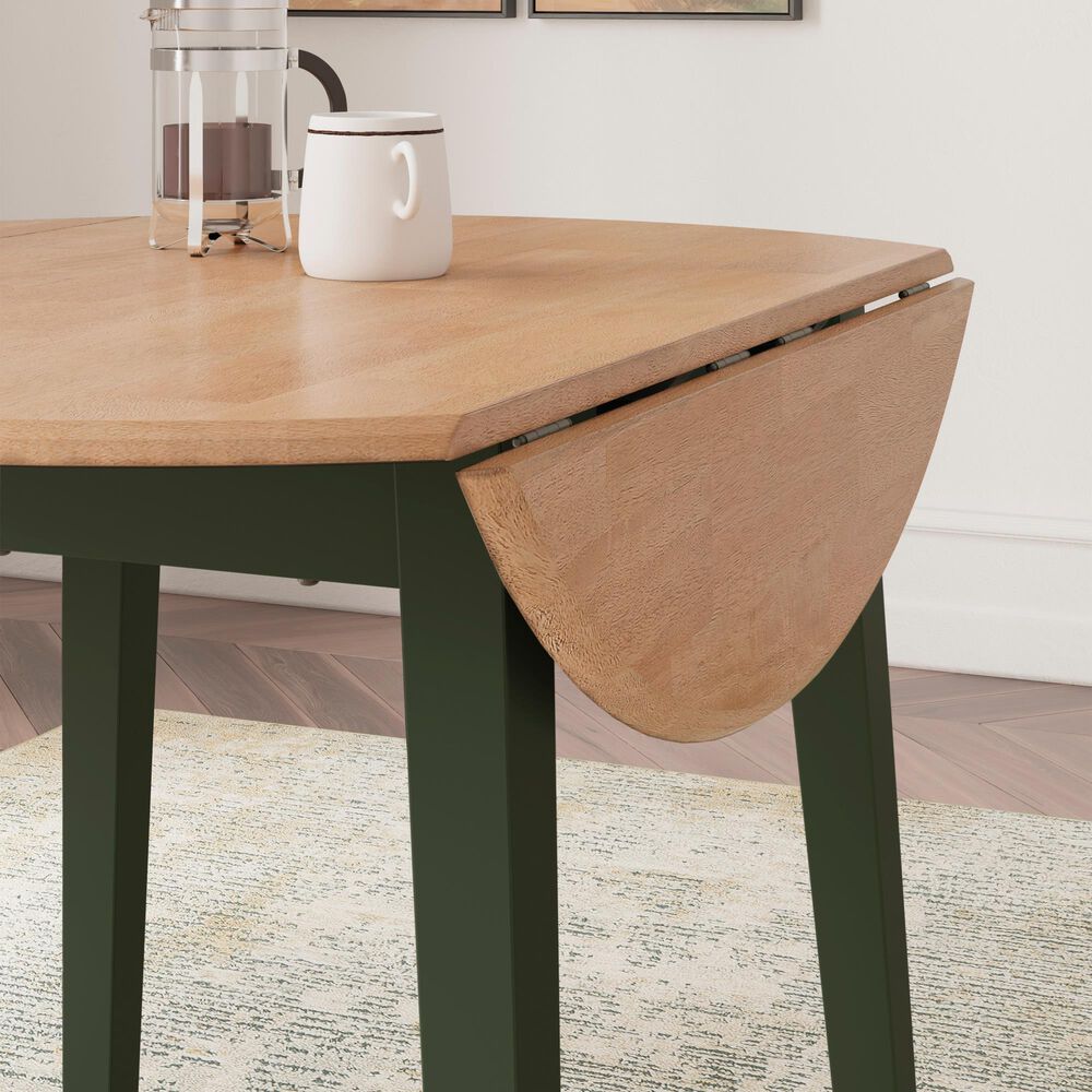 Ashley Gesthaven 5-Piece Dining Set in Natural and Green, , large