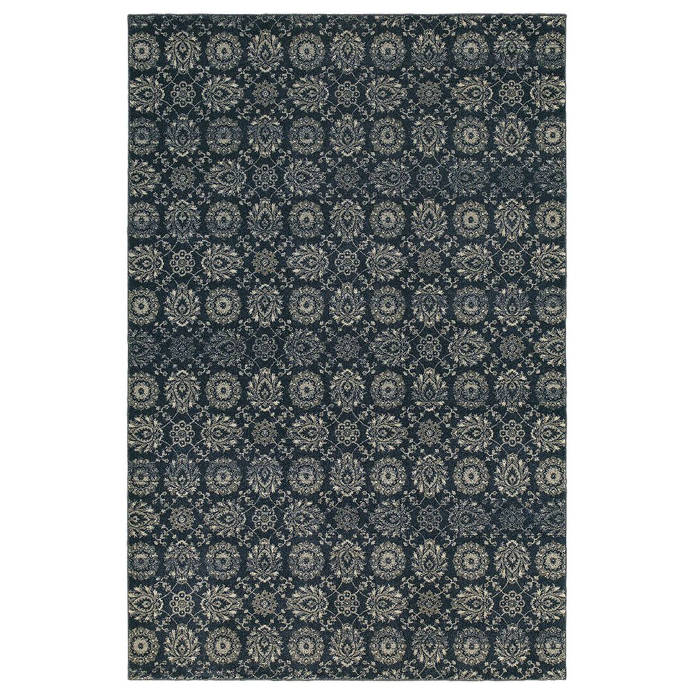 Oriental Weavers Richmond 214H 12" x 15" Navy Area Rug, , large