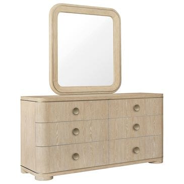 Chapel Hill Huntington 6-Drawer Dresser and Mirror in Beach Grass, , large