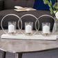 Maple and Jade Candle Holder Centerpiece in White and Silver, , large