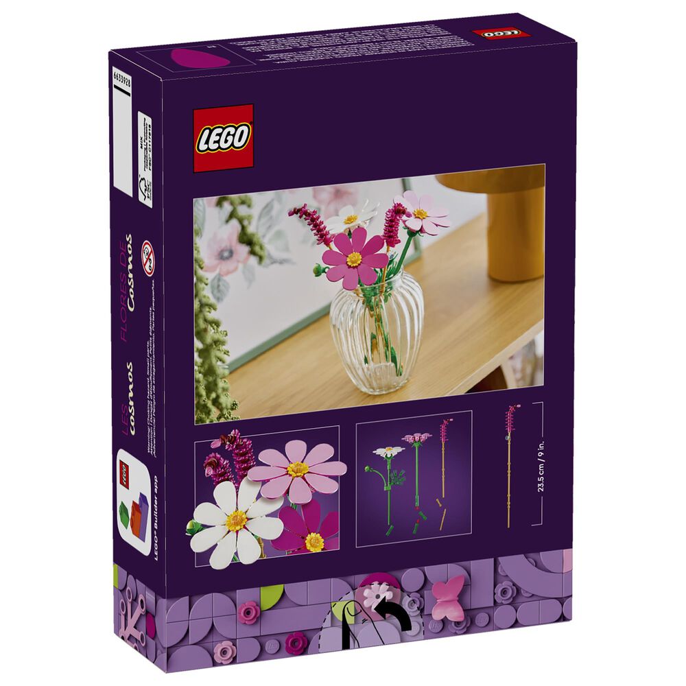LEGO Botanicals Cosmos Flowers Building Set, , large