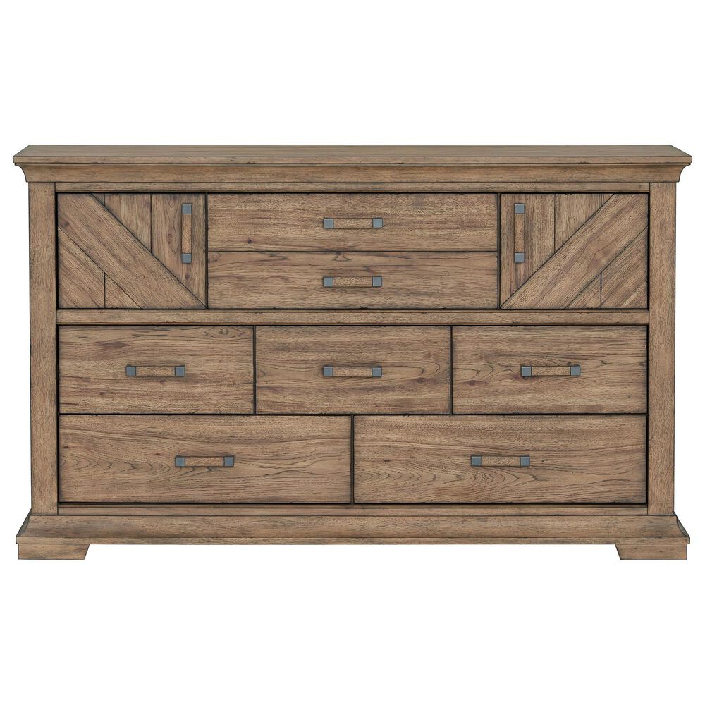 Sasha Lee Eagle River 9-Drawer Dresser in Hickory, , large