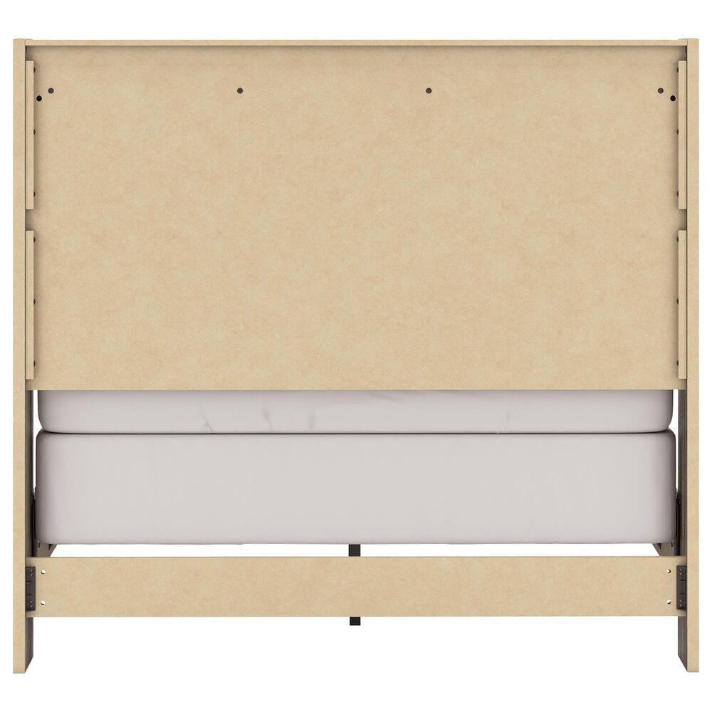 Ashley Elbrim 3-Piece Full Panel Bedroom Set in Weathered Brown, , large