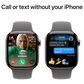 Apple Watch Series 10 GPS + Cellular 42mm Natural Titanium Case with Stone Gray Sport Band - S/M, , large