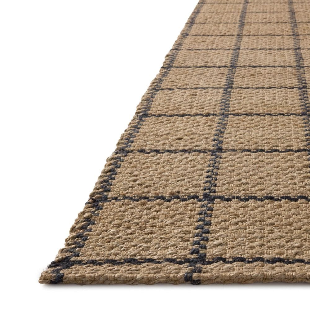 Loloi II Fletcher 3&#39;6&quot; x 5&#39;6&quot; Natural and Black Area Rug, , large