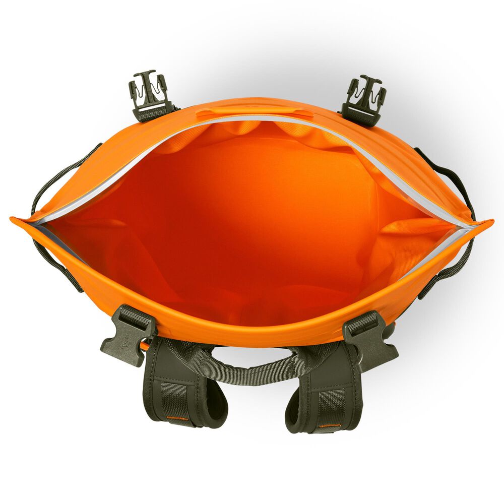 YETI Hopper M20 Backpack Soft Cooler in Olive and King Crab Orange, , large