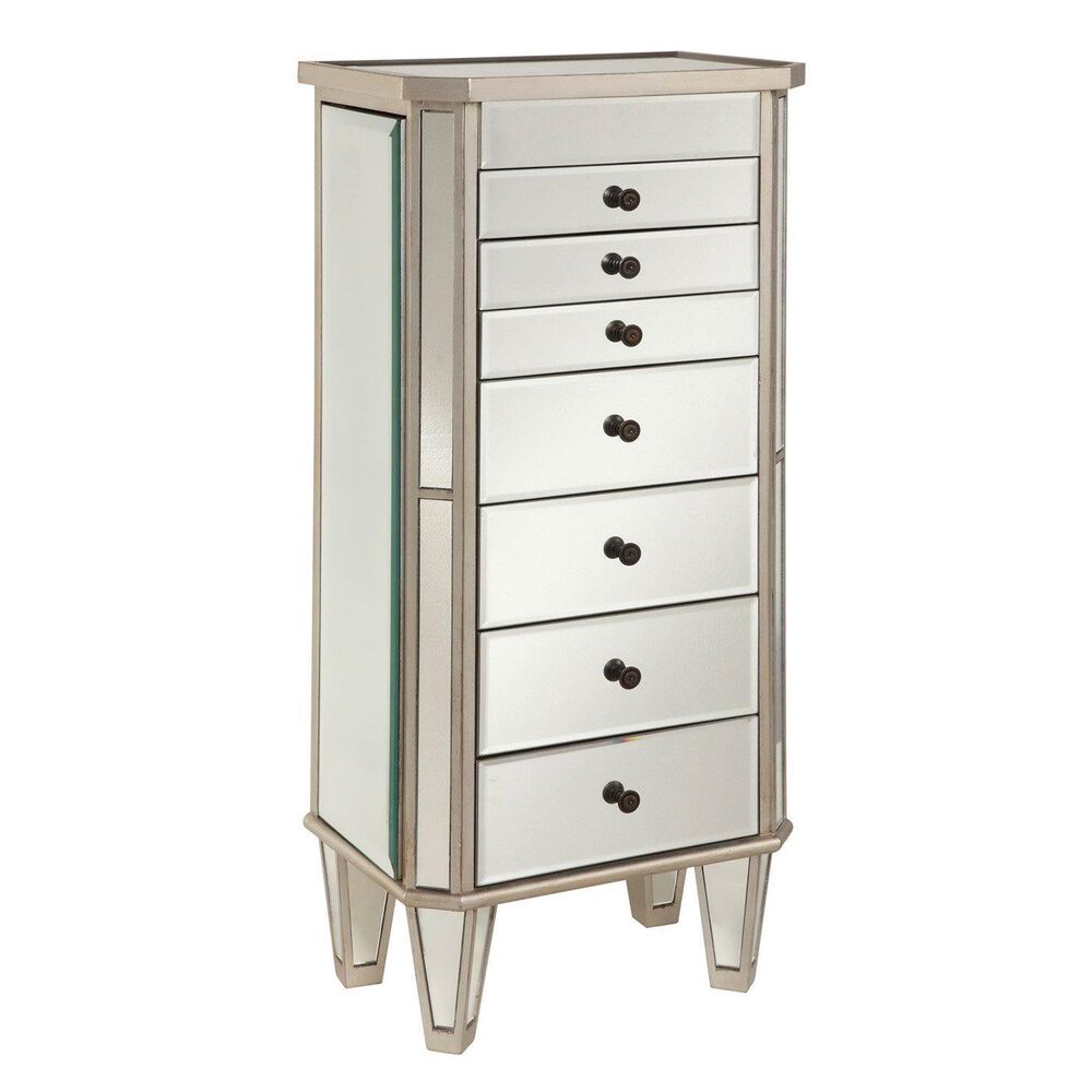 Parkerville Furniture Line Mirrored Jewelry Armoire, , large