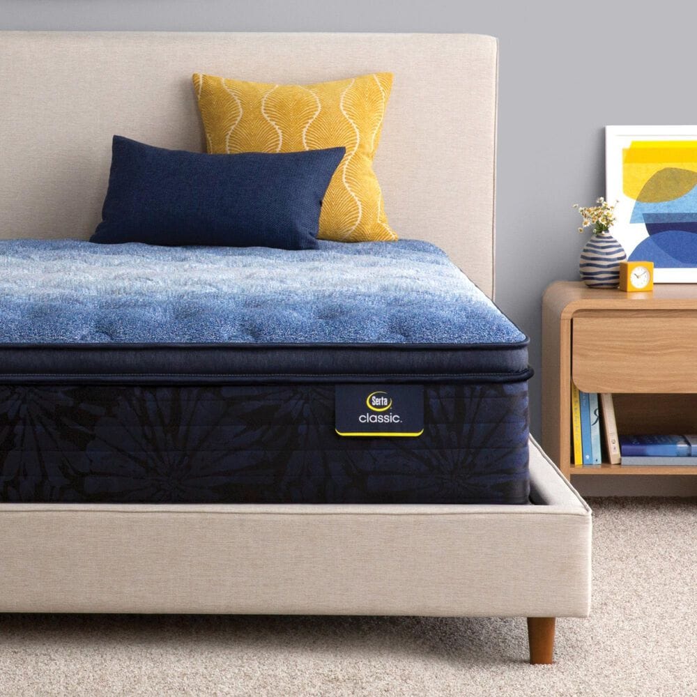 Serta Brecon Plush Pillow Top California King Mattress, , large