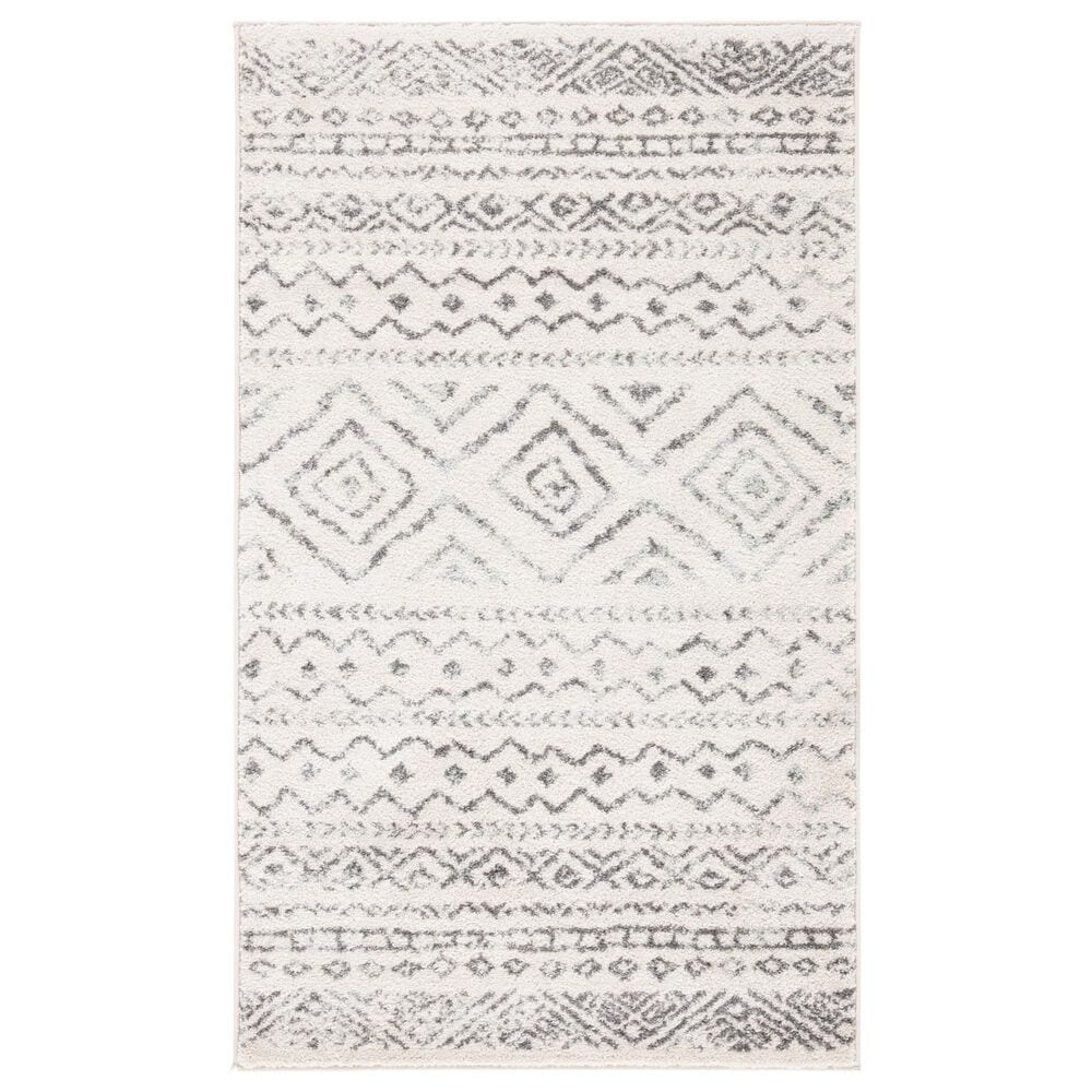 Safavieh Tulum TUL267A 3" x 5" Ivory and Grey Area Rug, , large