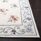Safavieh Micro-Loop MLP376A 5" Square Ivory and Gray Area Rug, , large