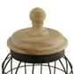 Maple and Jade Farmhouse Decorative Jar in Black and Brown (Set of 2), , large