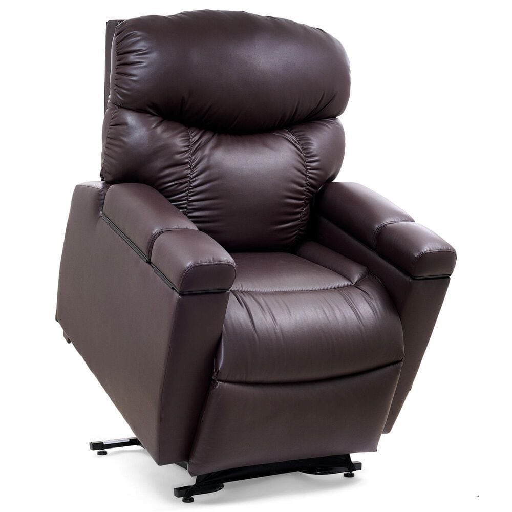 Lounge Maya Small Power Lift Recliner with Nirvana Heat and Air Massage in Brisa Coffee Bean, , large