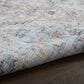 57 Grand by Nicole Curtis Series 1 2" x 6" Light Grey and Blue Runner, , large