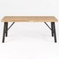 Hearth and Haven Bettina Outdoor Dining Table in Natural and Grey - Table Only, , large