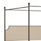 Richlands Furniture McArthur King Metal and Upholstered Canopy Bed in  Brown and Bronze, , large