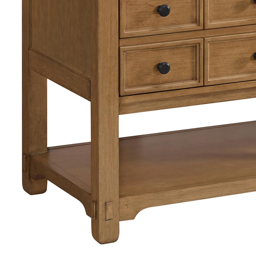 James Martin Vanities Malibu 72" Double Bathroom Vanity Cabinet in Amber Birch, , large
