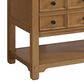 James Martin Vanities Malibu 72" Double Bathroom Vanity Cabinet in Amber Birch, , large