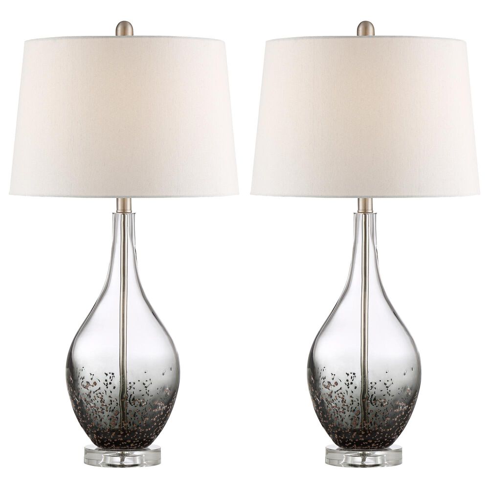 Pacific Coast Lighting Sparrow Table Lamp in Smoke Gray - Set of 2, , large