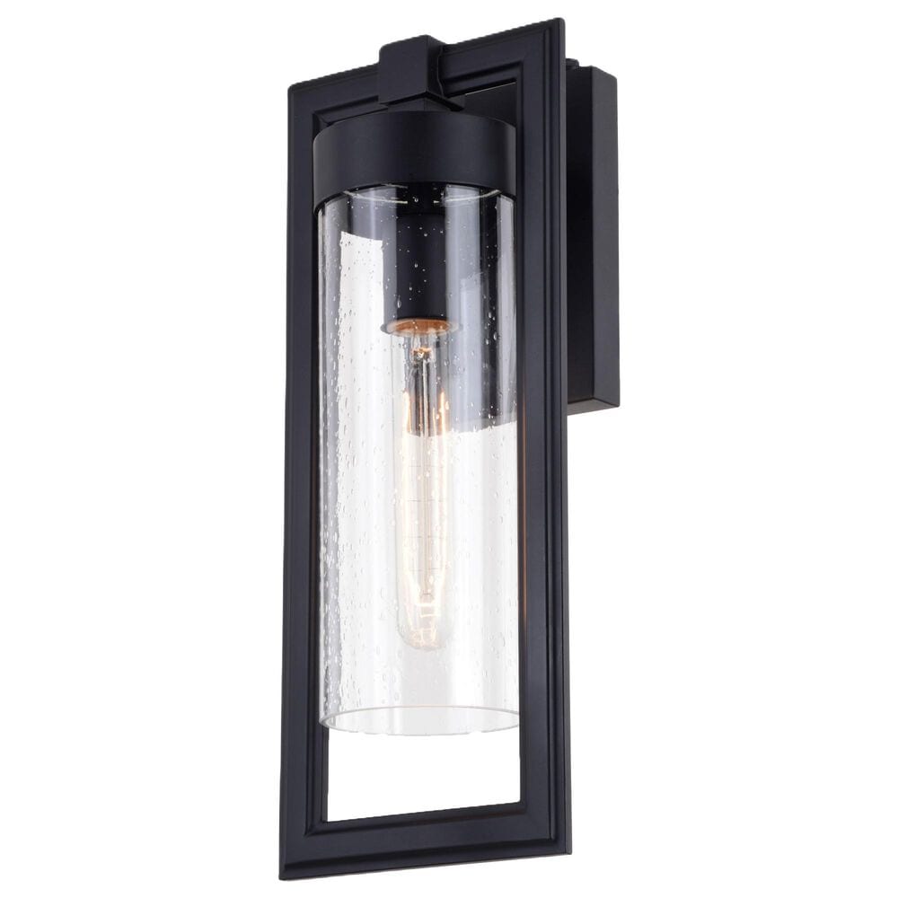 Vaxcel Malmo 15.75" 1-Light Outdoor Wall Sconce in Matte Black, , large