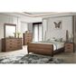 New Heritage Design Coventry Hall 5-Piece Queen Sleigh Bedroom Set in Pecan, , large