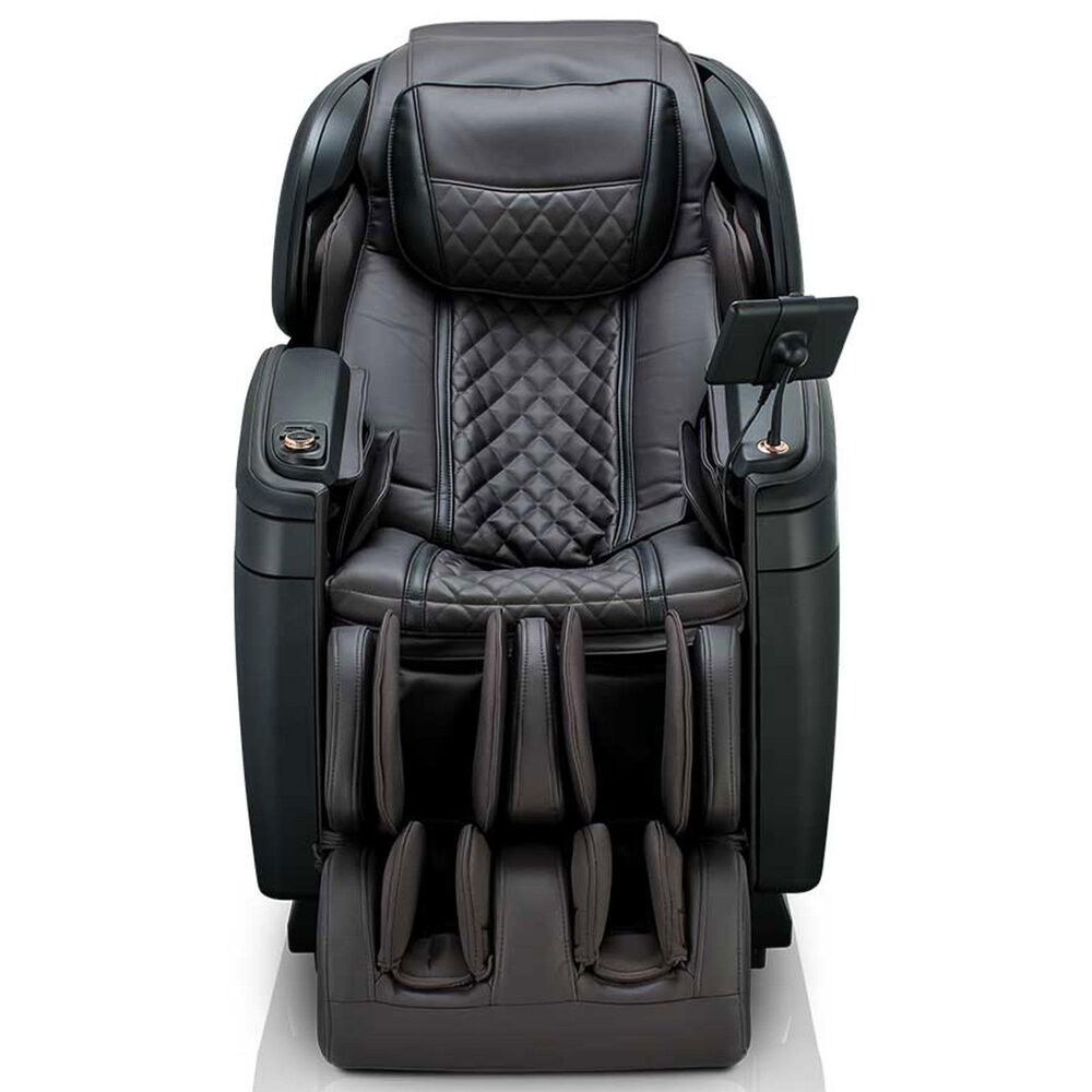 Cozzia Massage Chair in Espresso and Pearl Black, , large