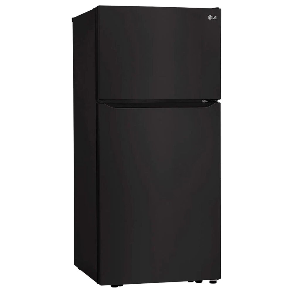 LG 20 Cu. Ft. Top Freezer Refrigerator in Smooth Black, , large