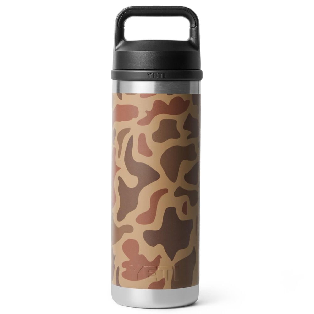 YETI Rambler 18 Oz Water Bottle with Chug Cap in Wetlands Camo, , large
