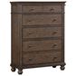 Riva Ridge Oxford 5 Piece King Sleigh Bedroom Set in Cocoa with AC Outlets and USB Ports, , large