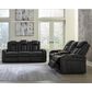 Ashley Caveman Den 2-Piece Power Reclining Living Room Set in Midnight, , large