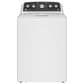 GE Appliances 4.6 Cu. Ft. Top Load Washer and 7.2 Cu. Ft. Gas Dryer Laundry Pair in White and Matte Black, , large