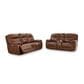 Ashley Healy Pier Power Reclining Sofa in Chocolate, , large