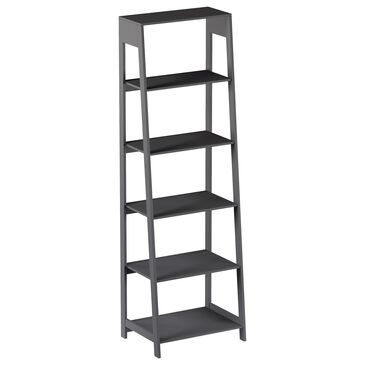Timberlake Hastings Home 5-Tier Bookcase in Gray and Black , , large