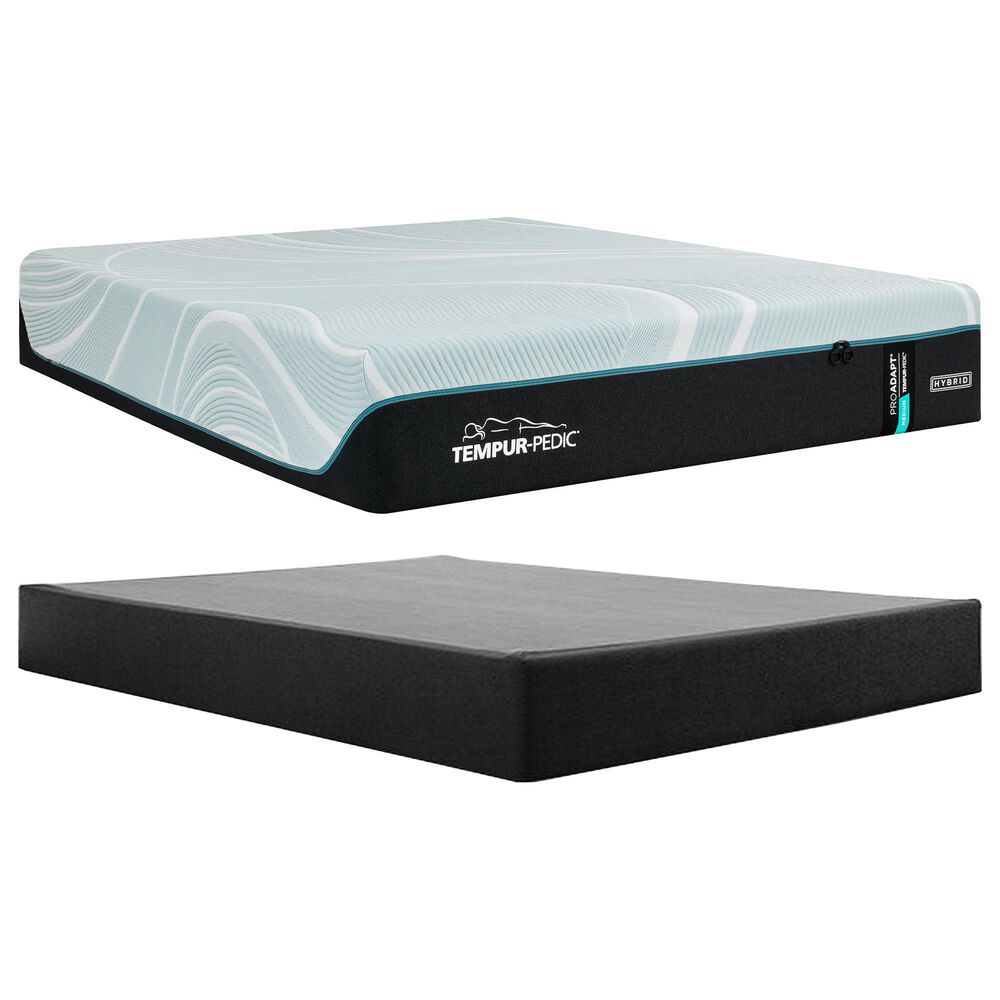Tempur-Pedic ProAdapt 2.0 Medium Hybrid Twin Mattress with High Profile Box Spring, , large