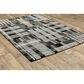 Oriental Weavers Atlas Geometric 752C0 6"7" x 9"6" Black and Gray Area Rug, , large