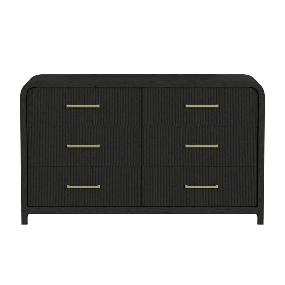 Mayberry Hill Ridgemont 6-Drawer Dresser Only in Black, , large