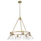 Golden Lighting Orwell 6-Light Chandelier with Clear Glass Shade in Brushed Champagne Bronze, , large