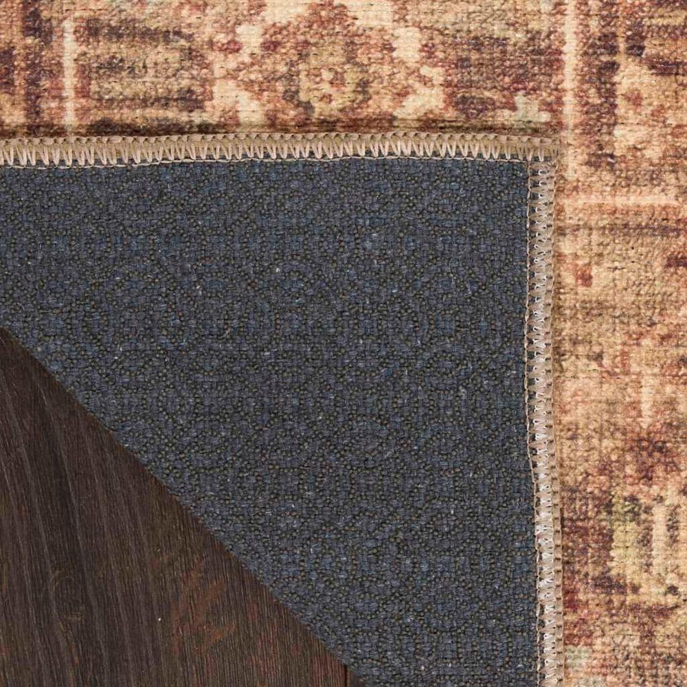 Nourison Vintage Washables Gold 4' x 6' Area Rug, , large