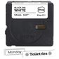 Brother 12mm x 4m P-touch Btag Black on White Label Tape, , large