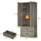GARVEE 65" Kitchen Pantry Cabinet in Gray, , large