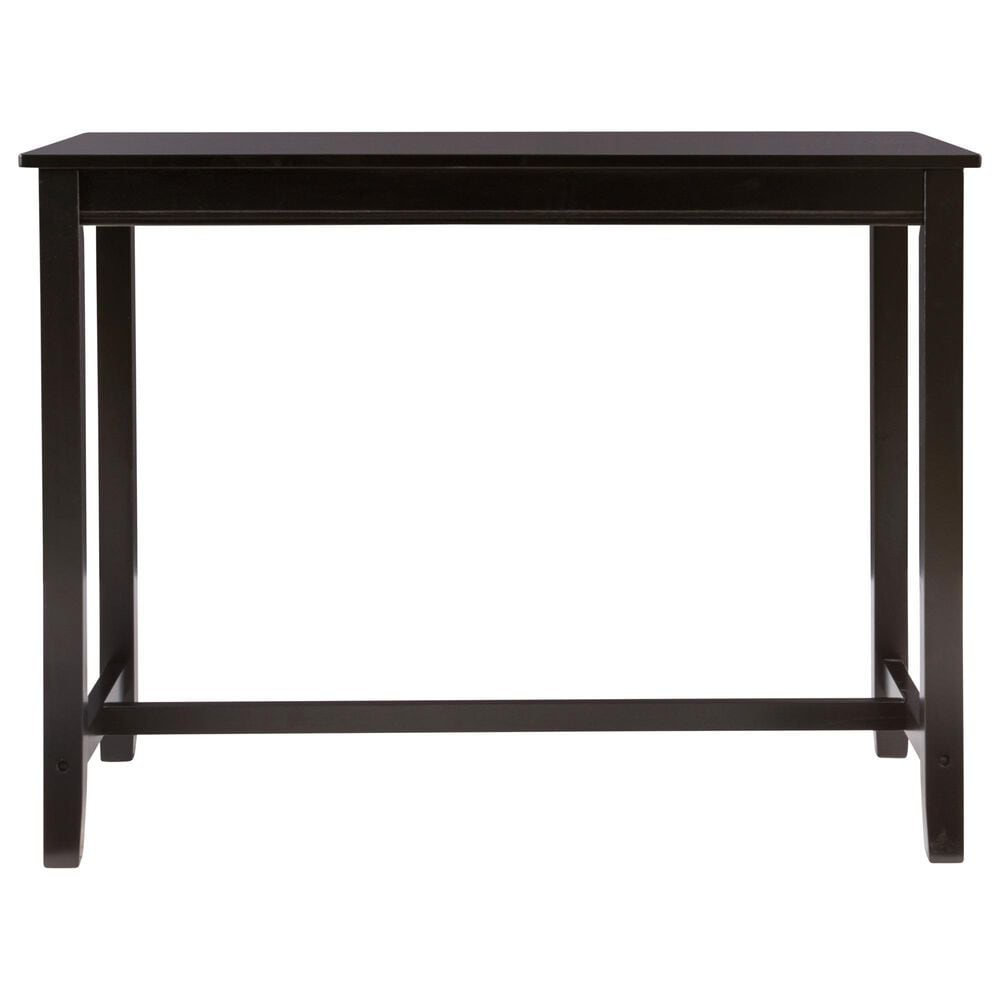 Linon Home Decor Claridge Counter Height Pub Table in Jet-Black - Table Only, , large