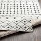 Surya Moroccan Shag 2" x 3" Black and White Area Rug, , large