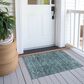 Dalyn Rug Company Soft Essentials Solid Teal 1"8" x 2"6" Indoor/Outdoor Area Rug, , large