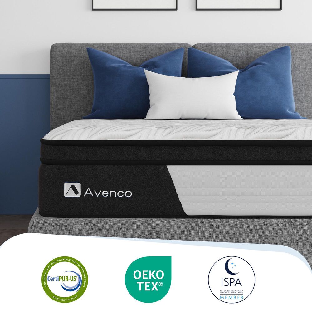 Avenco Classic 12" Medium King Mattress in a Box, , large
