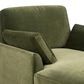 Jennifer Taylor Home Pasadena Chaise Lounge Chair in Olive Green Velvet, , large