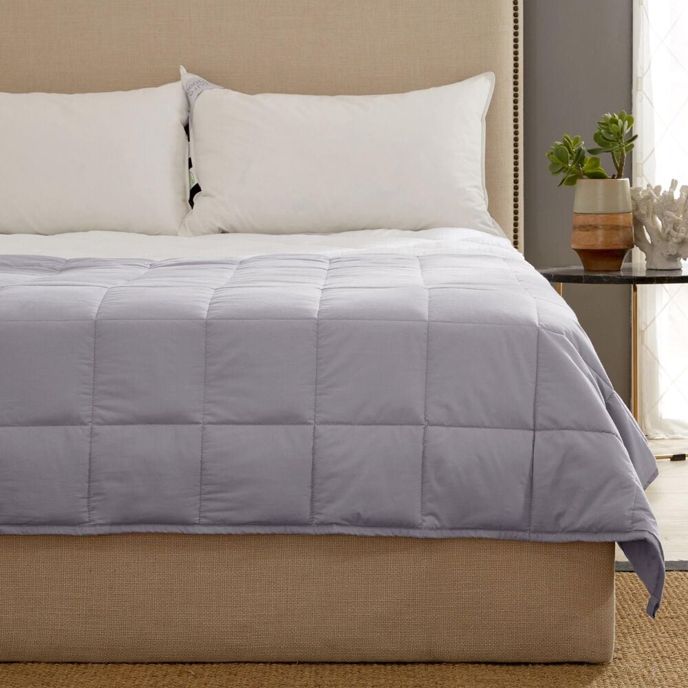 Trade Linker 60" x 80" 20 Lb. Weighted Blanket with Glass Beads in Silver, , large