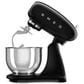 Smeg 5-Quart 50"s Retro Style Stand Mixer in Black, , large