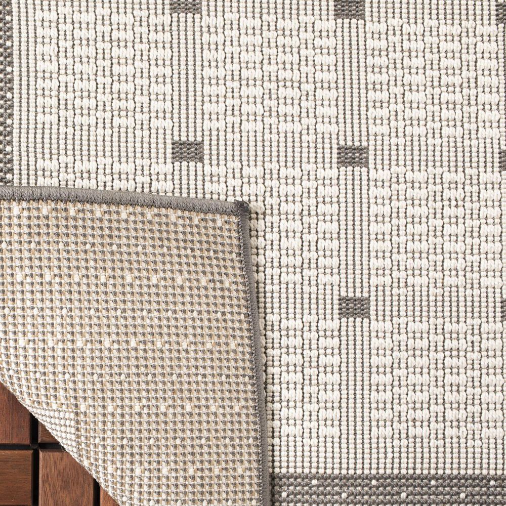Safavieh Bermuda BMU801F 6&#39;5&quot; x 9&#39;2&quot; Grey and Ivory Indoor/Outdoor Area Performance Rug, , large